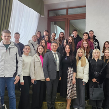 Зустріч здобувачів із професором Іванною Андріївною Мацелюх